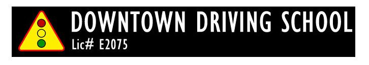 Downtown Driving School logo